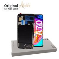 Pack de services OLED A705 pour téléphone portable Samsung Galaxy A70, pièces réparées LCD avec cadre, original