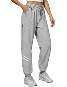 <b>Men's</b> Lightweight Embroidered Elastic Waist Sweatpants Relaxed Fit Ribbed Cuffed Joggers Casual Athletic <b>Lounge</b> <b>Pants</b> Breathable - Product Image 1