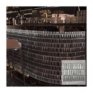 Usine vente bande prismatique épissage vitrail mosaïque revêtement mural maison couverture murale pour hôtel décorations couverture murale - Product Image 1