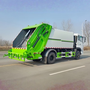 Camion compacteur de déchets Dongfeng 12m3 4X2 à chargement arrière compressé - Product Image 4