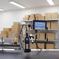 Petite imprimante à jet d'encre thermique pour la date, codes-barres et QR codes, machine de codage pour emballages alimentaires, boîtes en carton, sacs en plastique