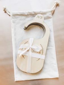 Tailai EN71 Organizadores de armario de bebé recién nacido DIY artesanías de madera contrachapada hecho a mano anuncio de nacimiento y decoración de la casa regalo de Baby Shower - Product Image 2