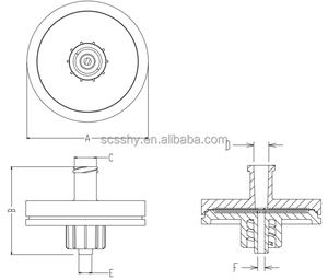 33mm Nylon 0.22um 0.45um 100pcs/pk PTFE Membrane Double Luer Lock Sterilized Pes <strong>Syringe</strong> <strong>Filters</strong> - Product Image 5