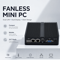 Micro pc RS232 VGA LAN mini pc slim aluminio boxpc