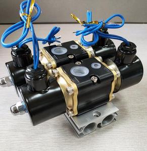 1/2" NPT DC12V Luchtvering Regelklep 2W160-1F Lift Performance G1/2" Auto Systeem 4-weg messing solenoïdeklep 100% - Product Image 5