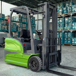 4 휠 드라이브 소형 모든 지형 지게차 거친 지형 지게차 4x4 3 톤 4 톤 5 톤 오프 도로 트럭 전기 지게차 - Product Image 5