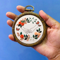 Kit de broderie DIY de style antique et nouveau, ensemble de pratique de broderie pour salon, broderie anglaise transfrontalière Chine