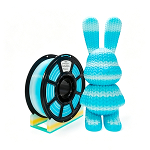 Wholesale PETG 1KG 1.75mm Filament <b>3D</b> <b>Printer</b> Plastic Gradient Blue White 240 for <b>3D</b> Printing - Product Image 5