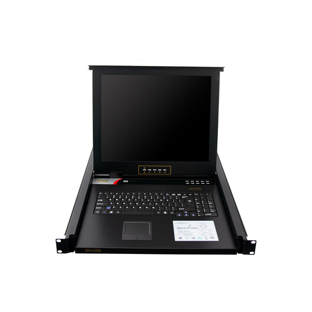 Hotkey OSD Control 4/8/16 Port 1U Rack Mount Drawers Console with 1080P HD 17/19 Inch VGA LCD Switch KVM in Stock