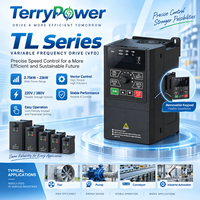 Penggerak AC Tiga Fasa Tugas Berat 380V 0.75 hingga 37kW Inverter Frekuensi Output 0.5Hz Torsi Tinggi untuk Motor Industri