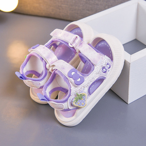 Nouvelles chaussures d'été pour bébé avec semelles souples et embouts antidérapants pour chaussures décontractées pour enfants - Product Image 5