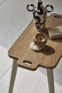 <strong>Mid</strong> <strong>century</strong> Vintage Design Small Lap Top Leisure Entry <strong>Table</strong> Recycled Wood Furniture Coffee End <strong>Table</strong> <strong>Side</strong> <strong>Table</strong> - Product Image 2