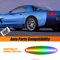 Feu arrière latéral à LED RVB pour télécommande de voiture, clignotant latéral pour Chevrolet Corvette C5, vente en gros