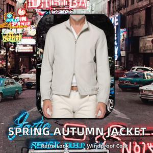 Vintage Spring and Autumn Solid Color for Collar Windproof 100% Polyester Leisure Commute <b>Coat</b> - Product Image 2