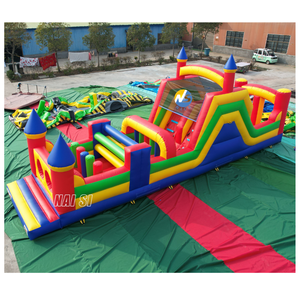 Circuito <span class=keywords><strong>de</strong></span> Obstáculos Inflable Comercial Arcoíris para Niños, Casa <span class=keywords><strong>de</strong></span> Brinco para Alquiler en Parques <span class=keywords><strong>de</strong></span> Diversiones - Product Image 4