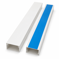 Goulotte de câblage murale en PVC blanc pour la gestion des fils électriques à la maison et au bureau