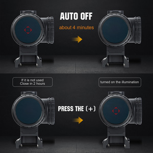 Ohhunt Optics <strong>1X</strong> <strong>Prism</strong> <strong>Scope</strong> Ipx7 Waterproof Red Green Illuminated Hunting <strong>Scopes</strong> with Multi Riser Mounts - Product Image 4