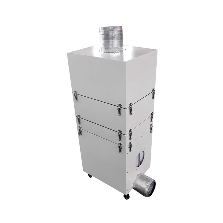 Лазерный гравировальный станок с дымовым фильтром