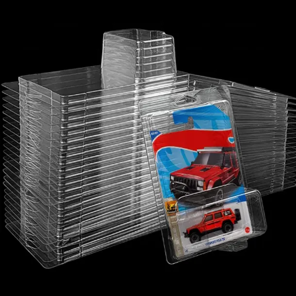 Fast And Furious Hot Wheels Collector Protector de plástico regular Hotwheels Clamshell Blister Toy Packaging Caja de plástico