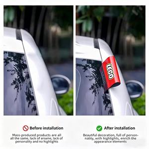 Etiquetas Adhesivas Universales de Plástico para Coche, Marcas de Agua, Adhesivos Decorativos para Parabrisas y Puertas, Calcomanías con Logotipo de Equipo, Accesorios de Advertencia - Product Image 2