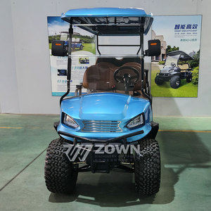 Carrito de Golf Plegable Premium para 6 Personas, con Parabrisas y Neumáticos Resistentes para Viajes Familiares al Aire Libre en Villas Grandes - Product Image 3