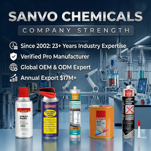 Pintura en Aerosol <span class=keywords><strong>para</strong></span> <span class=keywords><strong>Madera</strong></span>, Adhesivo de Contacto Sanvo, Lubricante Antioxidante, Sellador Impermeable, Sellador de Silicona <span class=keywords><strong>para</strong></span> Construcción - Product Image 1