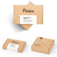 Oferta Especial: Carpetas de Ropa Corrugadas Portátiles, Biodegradables, Impermeables, Compostables y Ecológicas, con Esponja, Personalizadas, de Papel Kraft Mate