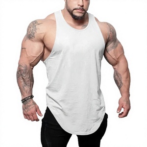 SAWA INDUSTRIES Débardeur de compression respirant pour homme, tricoté, séchage rapide, col rond, uni, 100 % polyester, vêtement de sport et d'entraînement - Product Image 4