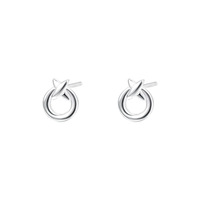 Серьги геометрические из стерлингового серебра S925, симпатичный модный дизайн, циркон, подарок, производители оптом