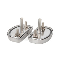 Termometer Oven panggangan Mini portabel harga rendah, pengukur suhu 200-700F 100-370C pengukur daging Dial baca instan untuk memasak