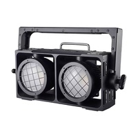 FEIYUEYUE DMX Projecteurs de scène étanches IP65 2x300W RGBWW COB Flash Blinder avec alliage d'aluminium et CRI 95 pour fêtes et bars