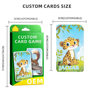 Source d'usine ONE-STOP OEM Cartes flash personnalisées pour booster la mémoire de l'enfant avec certificat fsc Matériau écologique - Product Image 4