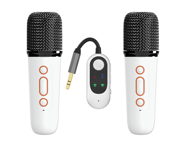Car Karaoke Microphone Bluetooth Adapter Transceiver Transmitter Professional Speaker Microphone Mics for AUX Audio Household