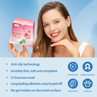 14 Pares/Caja, Tiras Blanqueadoras de Dientes 9D Sin Residuos, Profesionales, Avanzadas, Suministro para 2 Semanas, 28 Tiras Blancas