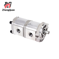 Zhengquan HGP-33A-F10/10R pompa roda gigi ganda hidrolik tekanan tinggi booster roda gigi listrik pompa minyak produsen penjualan langsung