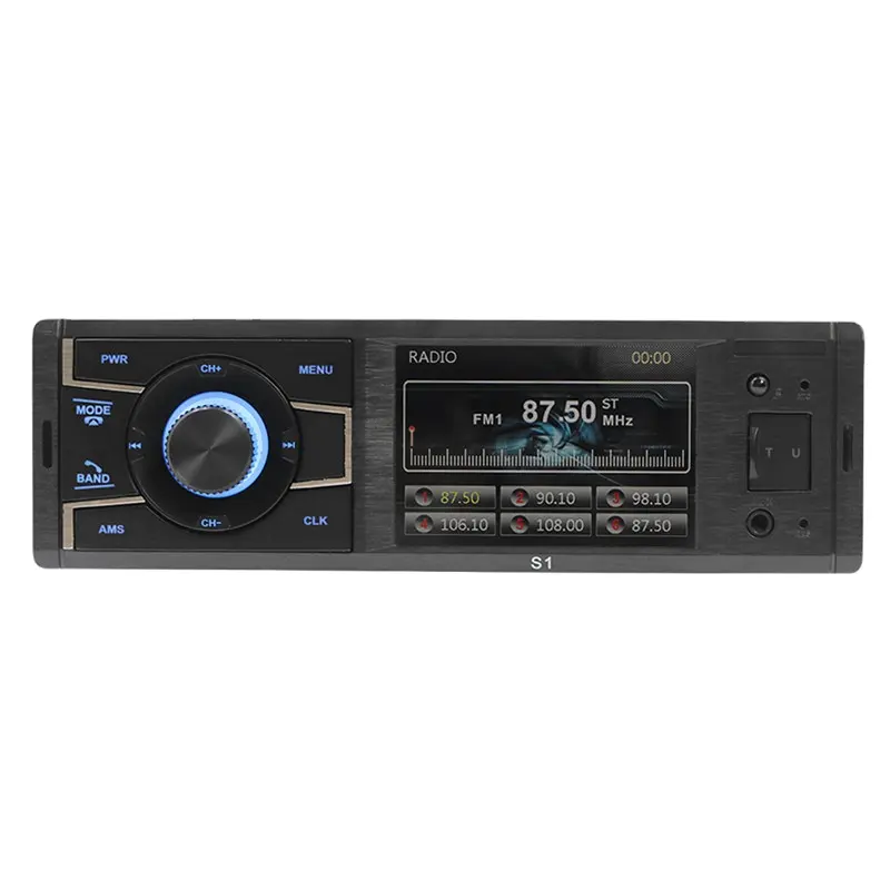 S1 3.2 inç 1 Din WIN-CE araba Stereo MP5 oyuncu ekran radyo oynatıcı kafa ünitesi FM radyo USB AUX no/arka görüş kamerası