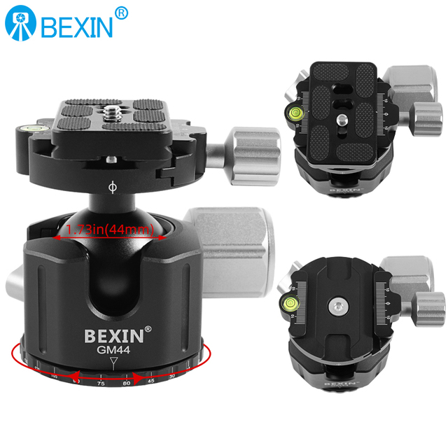 BEXIN New Product Professional Camera Adapter Heavy Duty Video Camera Ball Head Tripod Ball Head for Camera Professional Tripod