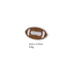Wholesale Custom Fashion Sports Applique Embroidered Iron on Ball Patch for Sport Clothing <b>Hat</b> <b>Bag</b> Decoration - Product Image 4