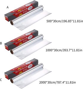 Papier d'aluminium alimentaire en rouleau, emballage alimentaire de cuisine, rouleau géant de papier d'aluminium, prix du rouleau de 45 cm x 15,24 m - Product Image 5