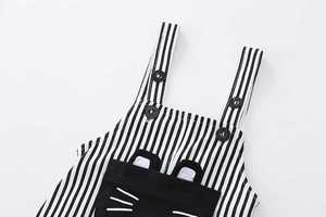 ชุดจั๊มสูทเด็กทารกผ้าฝ้ายลายทางน่ารักประดับโบว์ 2 ชิ้น สินค้าใหม่จากโรงงานจีน - Product Image 4