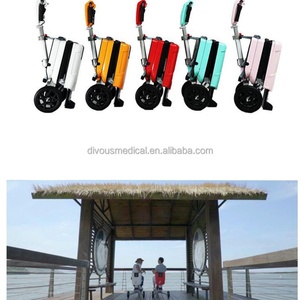 Small Electric Mobility Scooter Luggage Folding Adult <b>Disabled</b> Tricycle Lithium Battery Portable Scooter for the Elderly - Product Image 2