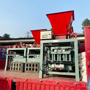High-efficiency Motor-driven Domestic Cement Hollow Brick <strong>Machine</strong> with Hopper and Conveyor System for Production - Product Image 5