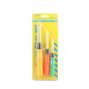 Durable Radish Handle <b>Screwdriver</b> Set 2pcs Dual Purpose Slotted Phillips Bit for Household Diy Repair Work - Product Image 2