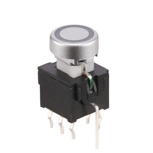 Zhejiang Kangerle 8*8*12D-Y Dip-*+ Illuminated Tactile <strong>Switch</strong> Tactil <strong>Push</strong> <strong>Button</strong> <strong>Switch</strong> <strong>Led</strong> - Product Image 1