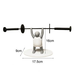 Weightlifter Toilet <b>Paper</b> <b>Holder</b> 3D Printed Barbell Lifter Toilet <b>Paper</b> <b>Roll</b> <b>Holder</b> Fitness Enthusiasts Gift Toilet <b>Roll</b> <b>Holder</b> - Product Image 6