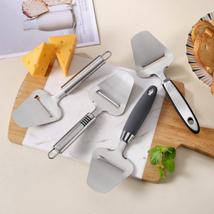 Ensemble de spatules à fromage en acier inoxydable avec trancheuse et râpe, outil de cuisine pour couper le fromage, qualité alimentaire durable - Product Image 1