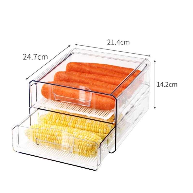 Nouveau bac à légumes double couche