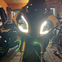 Emark-Faro LED para Motocicleta, Decodificador Integrado S1000RR, Iluminación LED de Haz Alto y Bajo para BMW 2015-2018 S1000