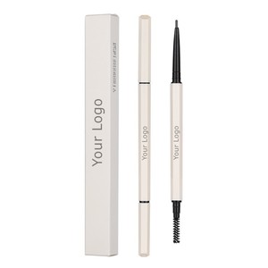 <span class=keywords><strong>Crayon</strong></span> à sourcils neutre ultra-fin 5 couleurs automatique à double tête sans affûtage avec marque privée à base de minéraux - Product Image 1