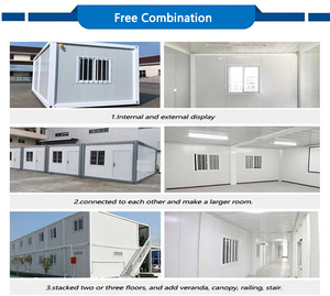 Modular container nhà 40 feet phẳng gói hiện đại nhà tiền chế kế hoạch nhà nhỏ container đúc sẵn - Product Image 3